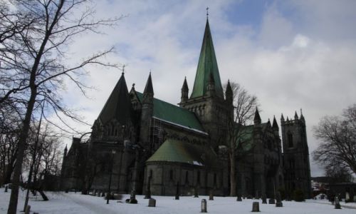 Zdjecie NORWEGIA / Trondelag / Trondheim / Trondheim - Katedra