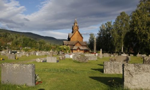 Zdjęcie NORWEGIA / Telemark / Heddal / Heddal Stavkirke