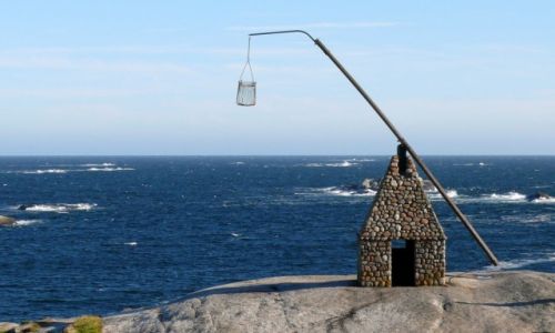 Zdjcie NORWEGIA / Vestfold / Verdens Ende / Verdens Ende - stara latarnia morska
