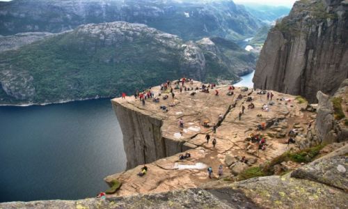 Zdjecie NORWEGIA / ROGALAND / JORPELAND / PREOKOSTOLEN