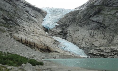 Zdjęcie NORWEGIA / Norwegia / Jostedalsbreen-Nasjonalpark / Jęzor lodowca-