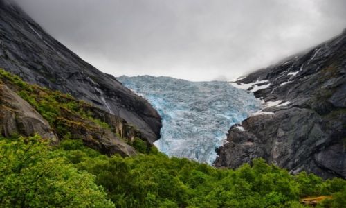 Zdjecie NORWEGIA / Sogn og Fjordane / Jostedal / LODOWIEC