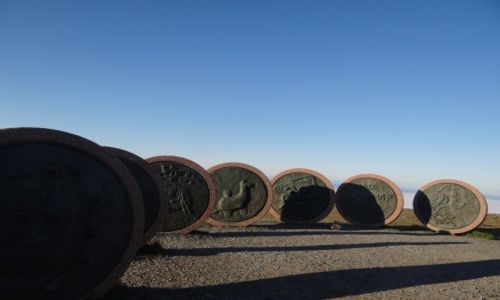 Zdjecie NORWEGIA / Plnocna Norwegia / Nordkapp / Na kocu wiata