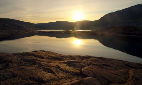 Zdjecie NORWEGIA / pnocna Norwegia / Mo i Rana / noc prawie