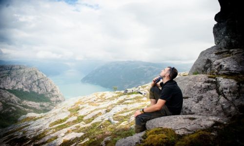 Zdjecie NORWEGIA / Stavanger / Preikelstolen / stopem przez Norwegie