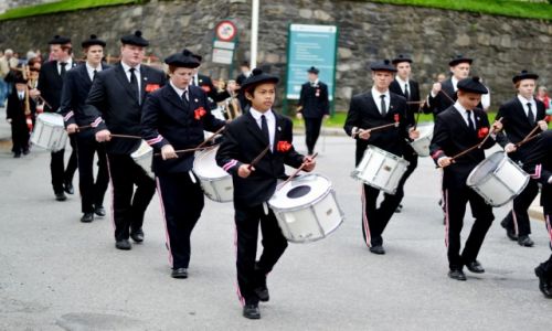 Zdjecie NORWEGIA / Bergen / Bergen / Marsz niepodległości