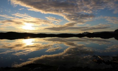 Zdjecie NORWEGIA / Finnmark / Gjesvaer / midnight sun