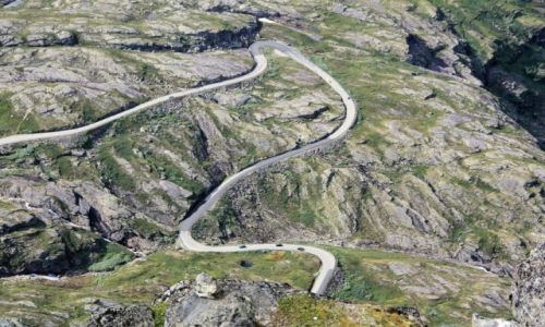 Zdjęcie NORWEGIA / Dalsnibba / Droga z góry Dalsnibba do Greiranger / Droga