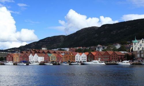 Zdjcie NORWEGIA / Bergen / Bryggen / Zabytkowa dzielnica