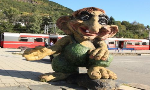 NORWEGIA / Hordaland / Voss / Wszechobecne trole