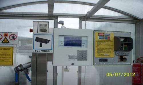 Zdj�cie NORWEGIA / - / Steinkjer / Stacja Tankowania gazu p�ynnego (LPG)