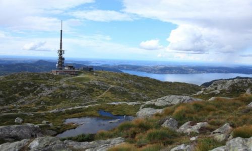 Zdjecie NORWEGIA / Bergen / Ulriken / Wzgrze widokowe