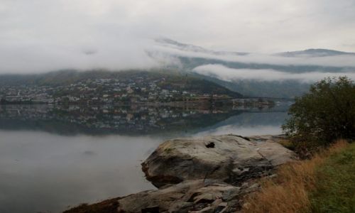 Zdjcie NORWEGIA / sogn og fjordane / skei / most w skei