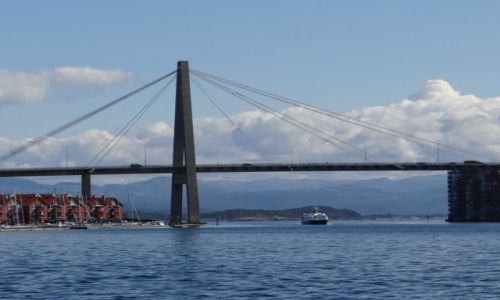 Zdjecie NORWEGIA / Rogaland / Stavanger / Widok na most