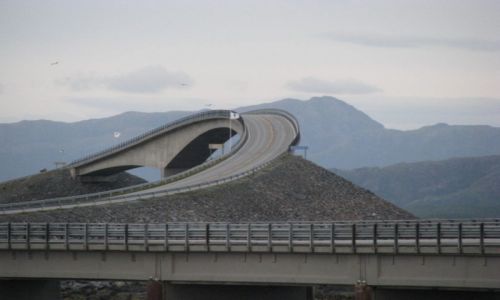 Zdjecie NORWEGIA / Atlantic Road / Norwegia / Norwegia-motocyklem