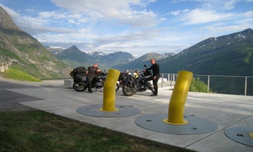 NORWEGIA / Geiranger / Geiranger / NORWEGIA-motocyklem