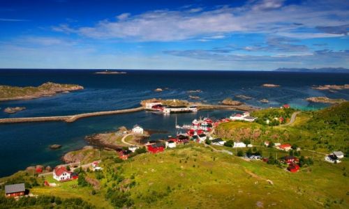 Zdjecie NORWEGIA / Vesterålen / Stø / Wioska rybacka Stø