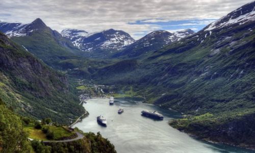 Zdjęcie NORWEGIA / Møre og Romsdal / Geirangerfjord / Geirangerfjord,