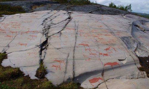 Zdjcie NORWEGIA / Laponia / Alta / ryty naskalne wpisane na list UNESCO