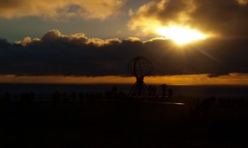 Zdjecie NORWEGIA / Laponia / Nordkapp / celebration of the midnight sun