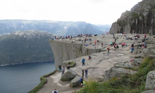 Zdjcie NORWEGIA / Rogaland / Preikestolen / Norweskie klimaty