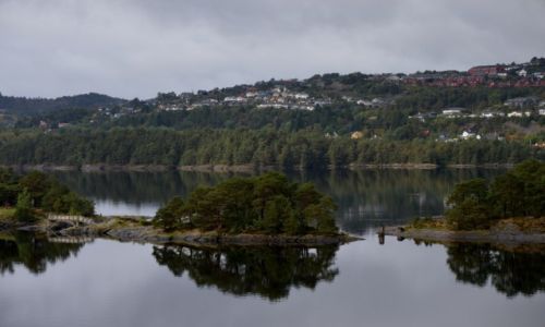 Zdjcie NORWEGIA / zach Norwegia / Bergen / widok z posiadoci Edvarda Griega