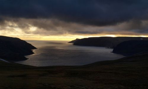 Zdjecie NORWEGIA / Laponia / Nordkapp / kierunek Nordkapp