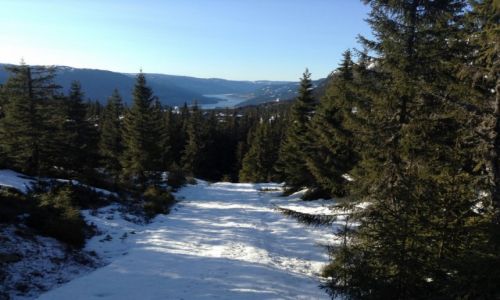 Zdjęcie NORWEGIA / - / Kvitfjell / Zima w Norwegi