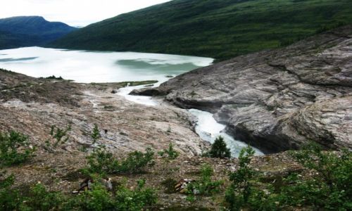 Zdj�cie NORWEGIA / - / W drodze do lodowca / Wody lodowca