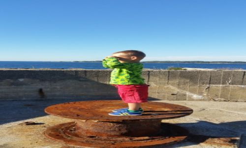 Zdjecie NORWEGIA / Hordaland / Herdla Fort / wypatruj�c