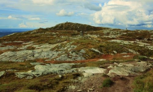 Zdjęcie NORWEGIA / De syv fjell (pasmo górskie)  / Urliken / Górki z widokami