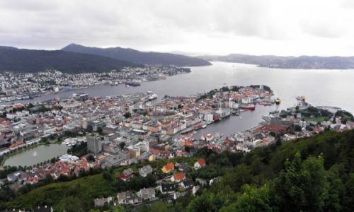 Zdjcie NORWEGIA / zachodnia Norwegia / Bergen / Bergen panorama