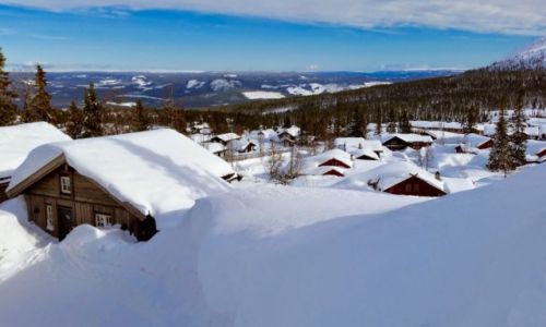 Zdjecie NORWEGIA / Hedmark / Trysil / zima...