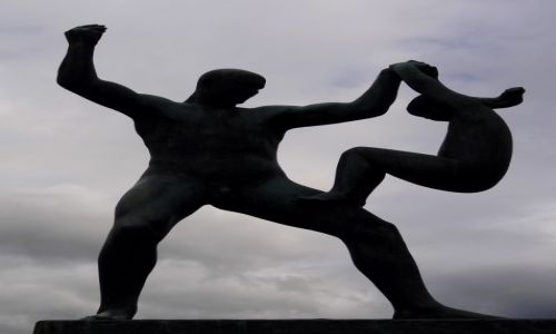 Zdjcie NORWEGIA / - / Park Vigelanda, Oslo / DLACZEGO ???