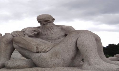 Zdjcie NORWEGIA / - / Park Vigelanda, Oslo / STARO