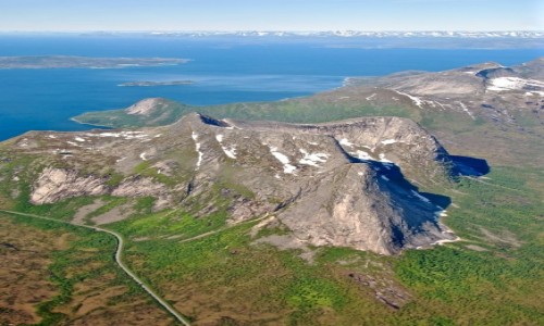 Zdjcie NORWEGIA / Nordland / Samolot-Narvik / LOFOTY