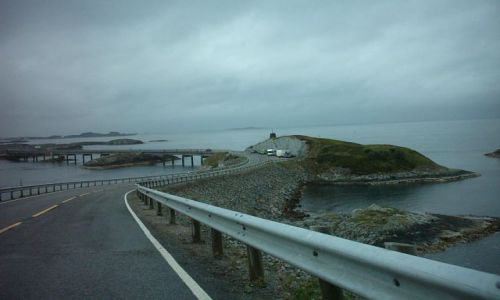 Zdjecie NORWEGIA / brak / nad morzem norweskim / droga atlantycka