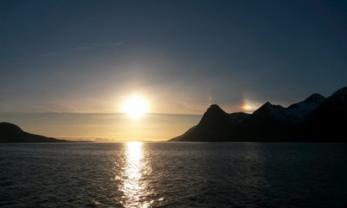 Zdjęcie NORWEGIA / Trøms / W pobliżu Harstad / Fiordy