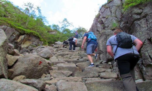 Zdjecie NORWEGIA / Rogaland / Preikostolen / Szlak na Preikestolen