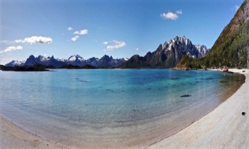 Zdjecie NORWEGIA / Lofoty / Digermulen / wiosna...