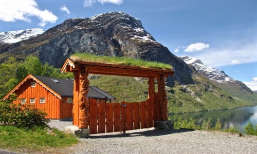 Zdjcie NORWEGIA / Sogn og Fjordane / Loen / wiosna...
