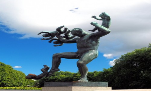 Zdjcie NORWEGIA / OSLO / Park Vigeland / REMINISCENCJE Z OSLO