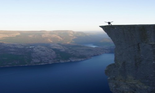 Zdjecie NORWEGIA / Stavanger / Norwegia / Preikestolen- Pulpit Rock
