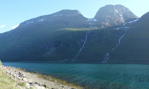 NORWEGIA / Norwegia pnocna / midzy Alt , a Lofotami / Plnocny fiord