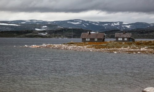 Zdjecie NORWEGIA / pn. Norwegia / pn. Norwegia / Saudavegen latem....