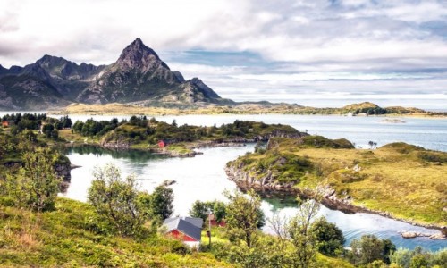 Zdjecie NORWEGIA / Lofoty / Lofoty / egnajc Krain Trolli