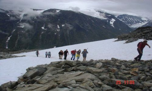 Zdjecie NORWEGIA / Gry Jotunheimen / Galdhopiggen 2469 m npm / Wspinaczka na Galdhopiggen