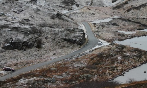 Zdjęcie NORWEGIA / Bergen / Bjordal / Droga w górach