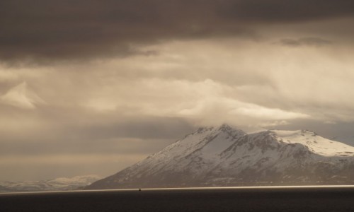 Zdjecie NORWEGIA / Troms / Lyngen Alpene / Statek