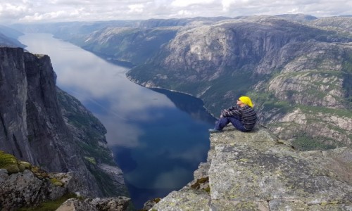 Zdjecie NORWEGIA / Rogaland / Kjerag / Lysefiorden